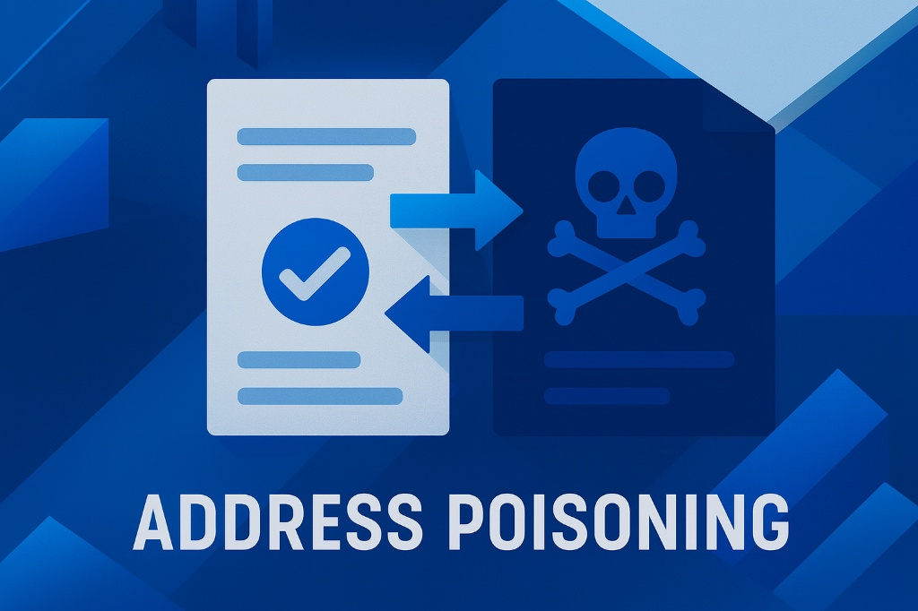 Address Poisoning Attack Overview: Visual explanation of how address poisoning attacks work