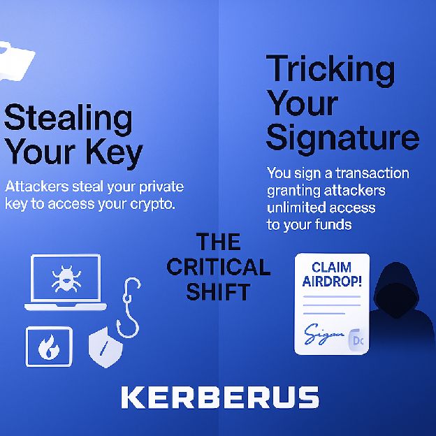 Understand the shift in crypto theft: from stealing private keys to tricking users into malicious signatures. Learn how wallet drainers work and how to stay safe.
