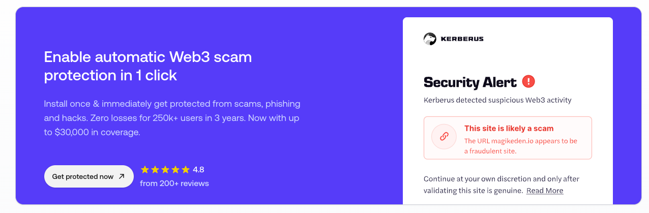 Kerberus Sentinel3 Protection