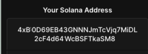 Public Key - Receive Address