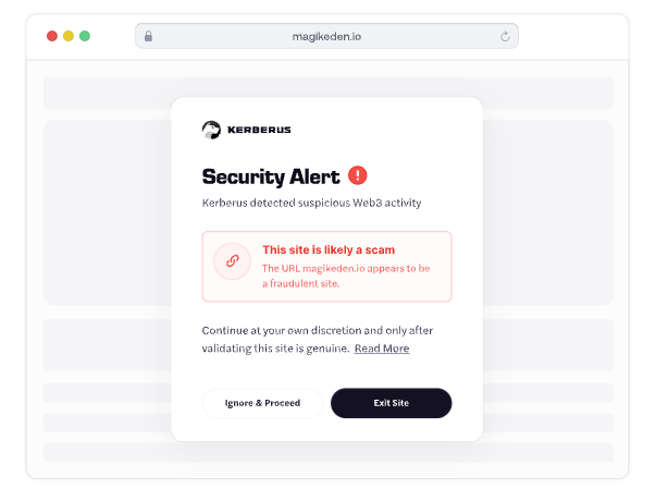 Kerberus Sentinel3 highlighting a suspicious approval